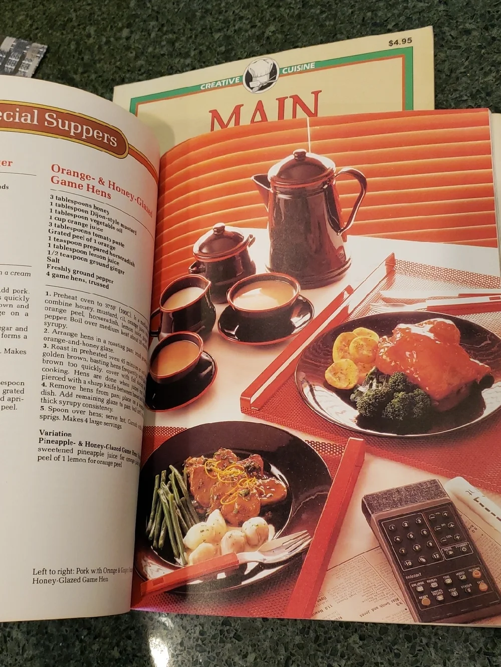 Cookbook Recipe Books Main Courses, Supper and Snacks, High Fiber